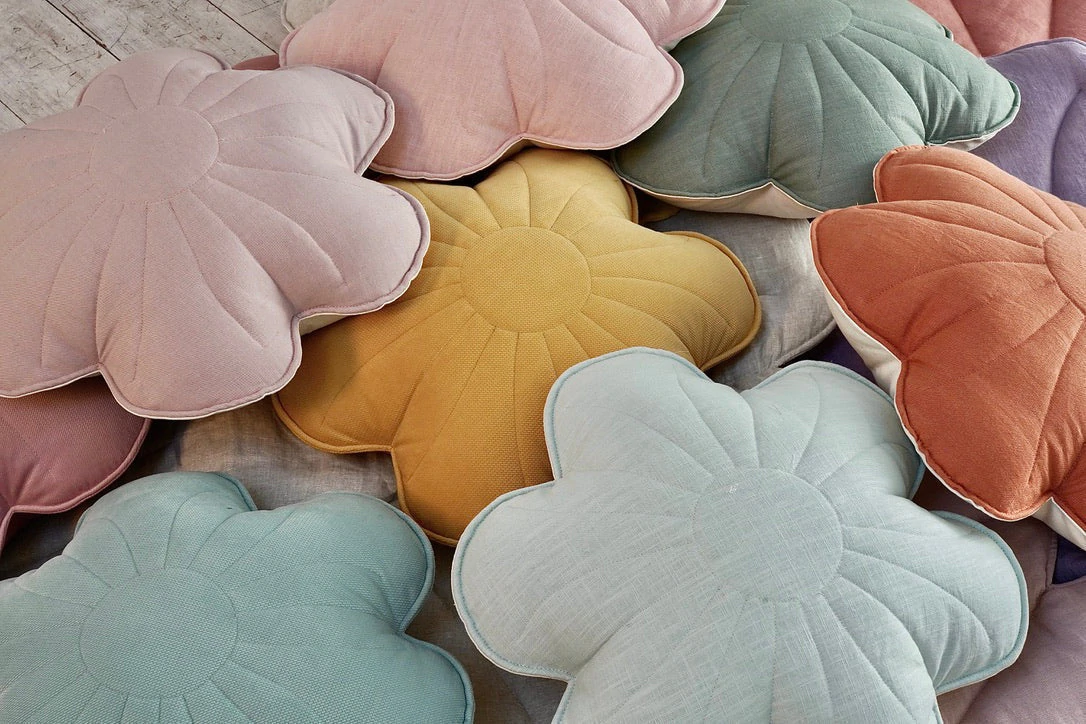 Moi Mili, kudde i linne, Bloom Lavender - Image 6