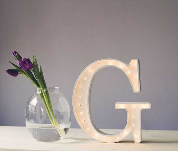 Little Lights, Nattlampa till barnrummet, Bokstav G
