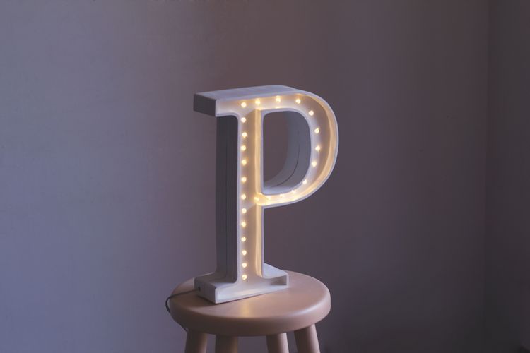 Little Lights, Nattlampa till barnrummet, Bokstav P - Image 2