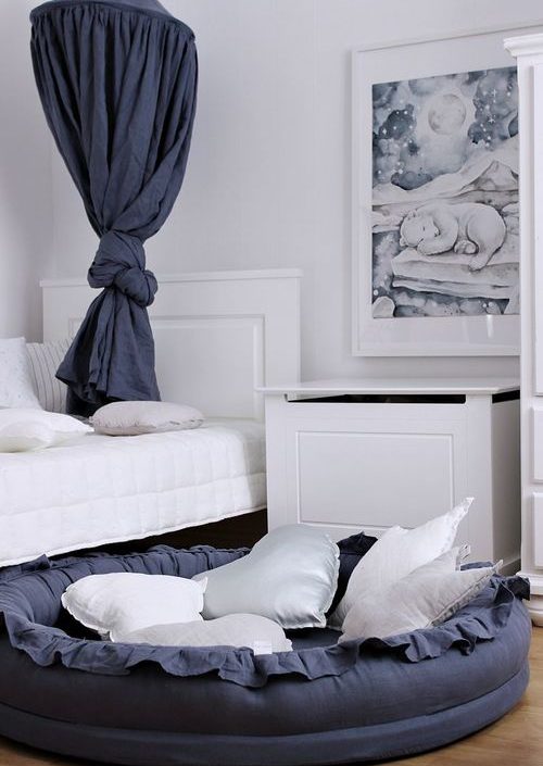 Cotton&Sweets grafit junior nest i 100% linne
