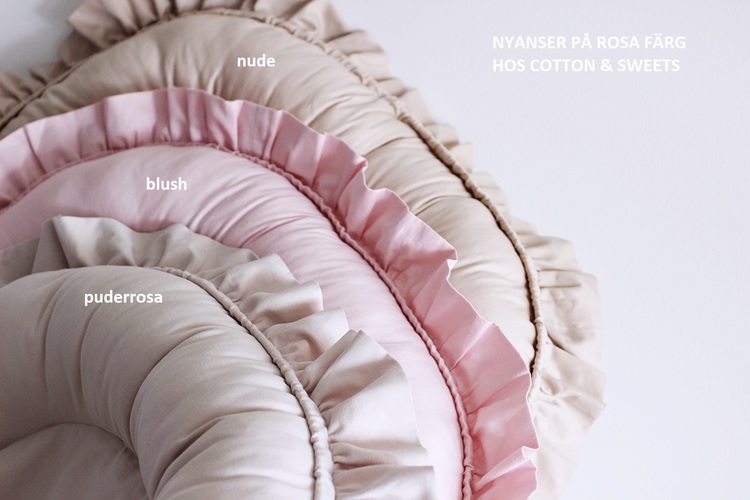 Cotton & Sweets, nude babynest i satin - Image 4