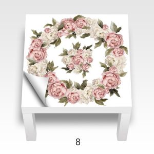 Pioner klistermärke till Ikea Lack sidobord
