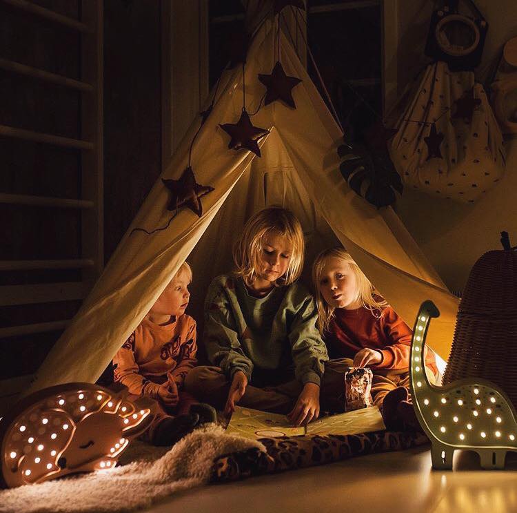 Little Lights, Nattlampa till barnrummet, Dino blå - Image 8