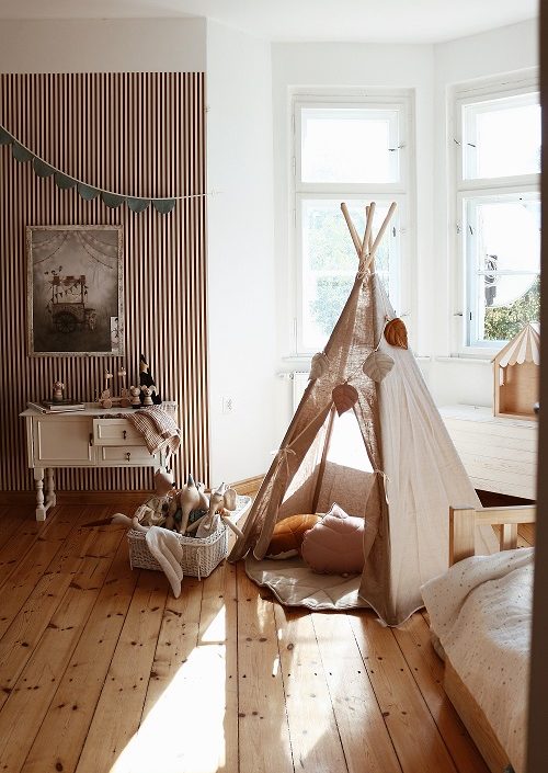 Moi Mili, tipitält i linne natural linen
