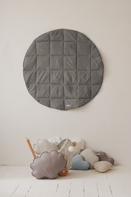 Moi Mili, linne lekmatta, gray linen