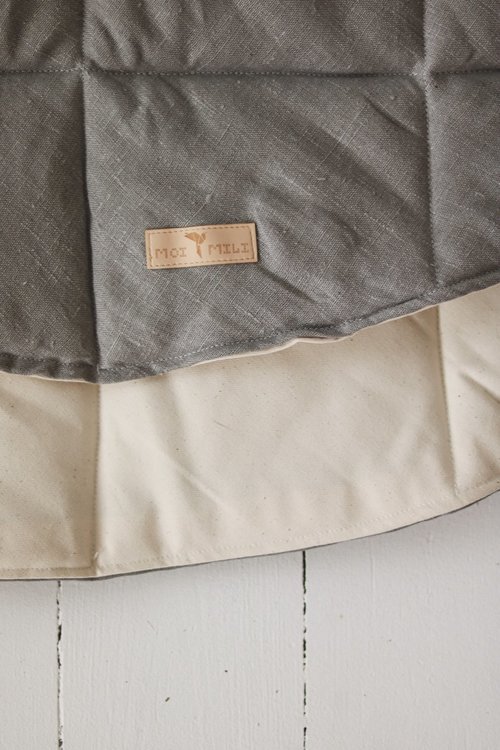 Moi Mili, linne lekmatta, gray linen - Image 3