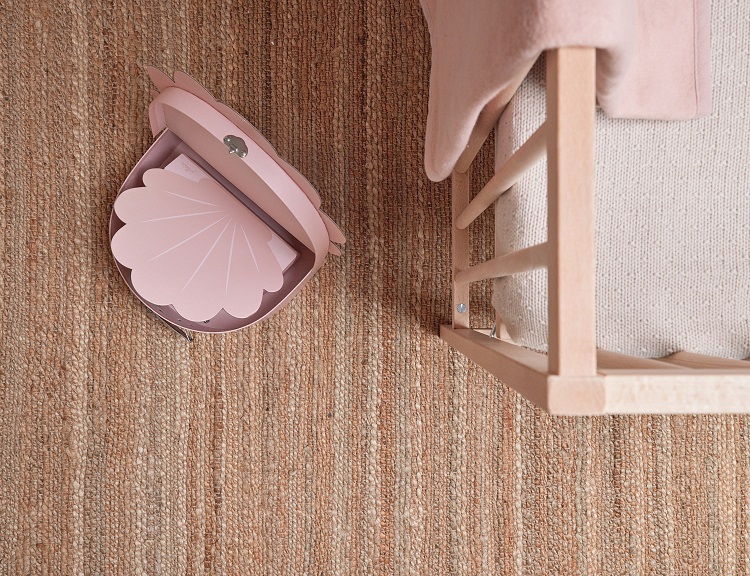Jollein, förvaringslåda koffert 2-pack, snäcka pale pink - Image 5