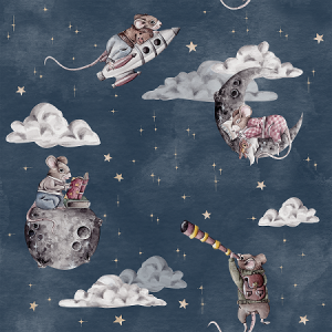 Dekorillo, tapet Little mouse sky