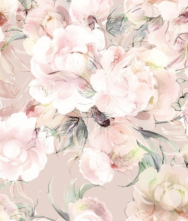 Dekorillo, tapet Pastel peonies