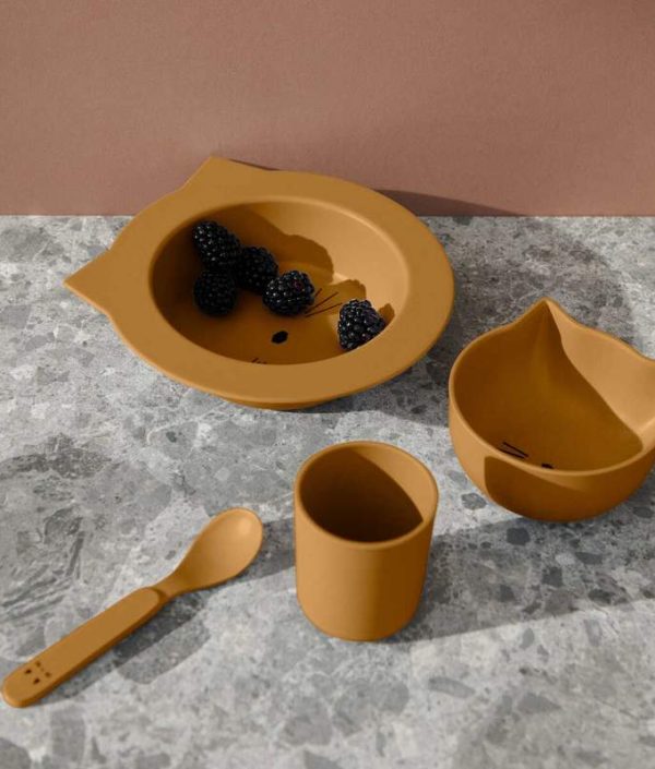 Liewood, Joana matset 4 delar, Cat golden caramel