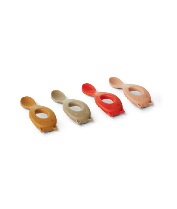 Liewood, Liva silikon sked 4-pack, Multi mix