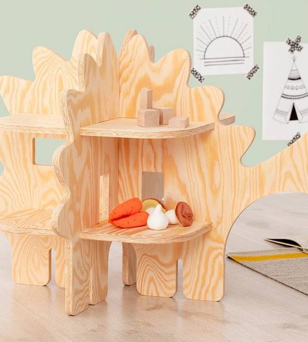 Babylove, golvbokhylla till barnrummet, Stegosaurus