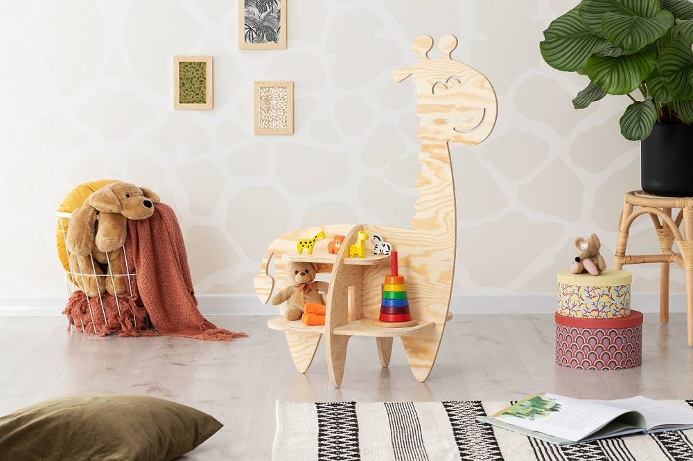 Babylove, golvbokhylla till barnrummet, Giraff - Image 3