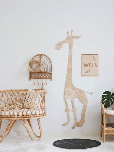 Väggdekoration giraff