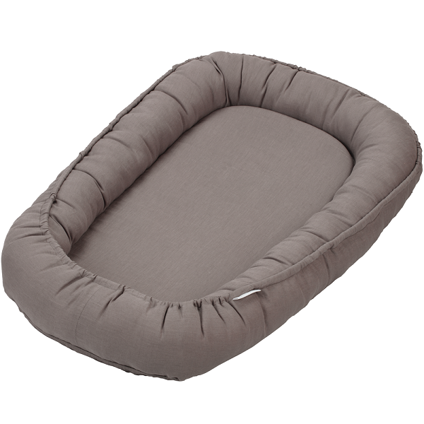 Cotton & Sweets, shark klassisk babynest i 100 % linne
