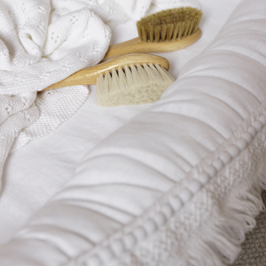 Cotton & Sweets, vit boho babynest i bomull