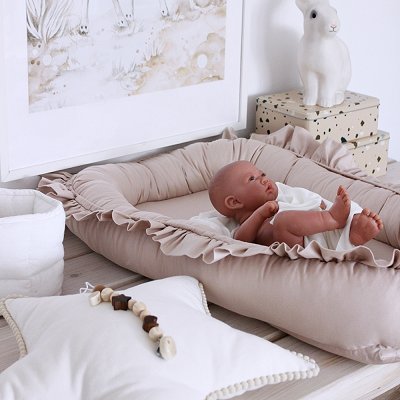Cotton & Sweets, nude babynest i satin - Image 3