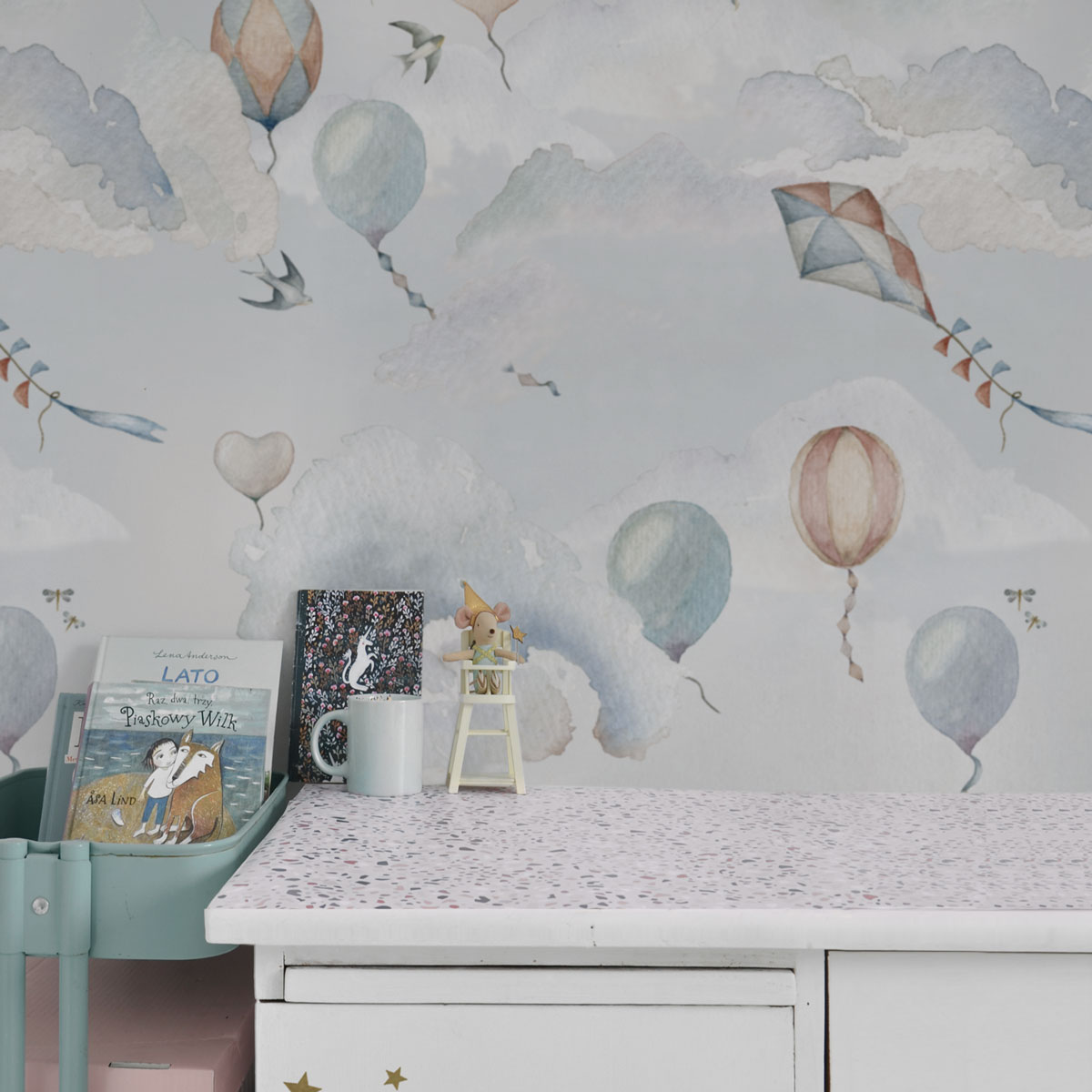 Dekornik, tapet Balloons Fairytale - Image 4