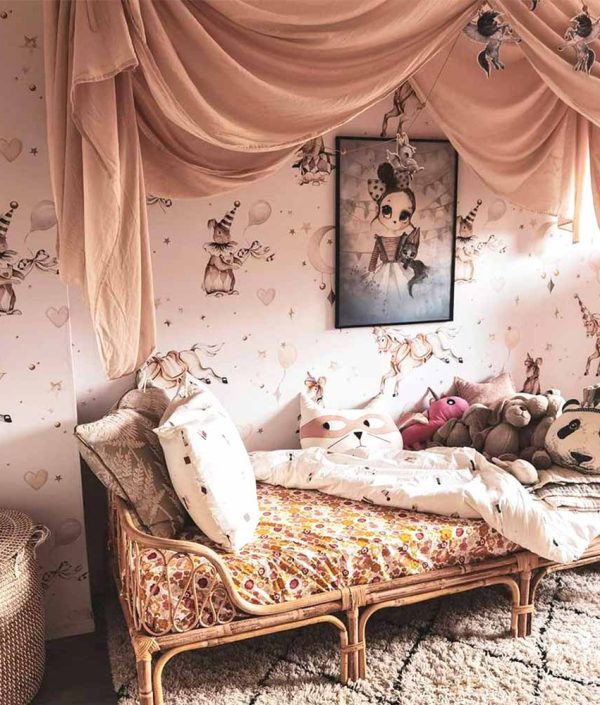 Dekornik, tapet Girls Magic White