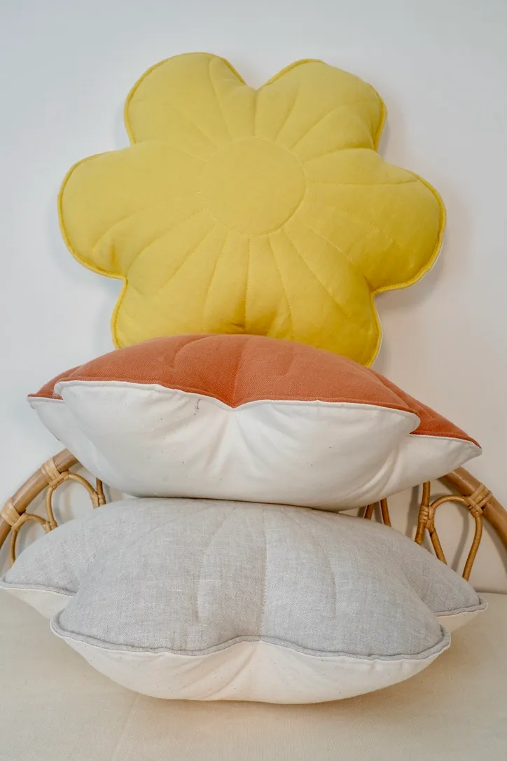 Moi Mili, kudde i linne, Bloom Papaya - Image 6
