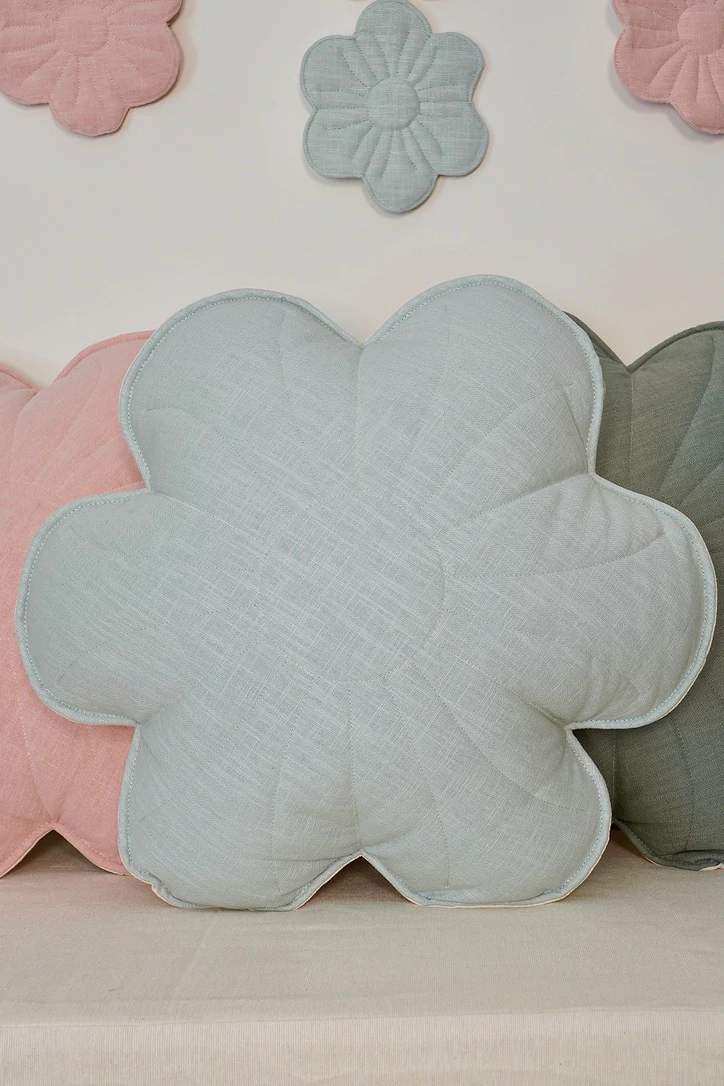 Moi Mili, kudde i linne, Bloom MInt - Image 3