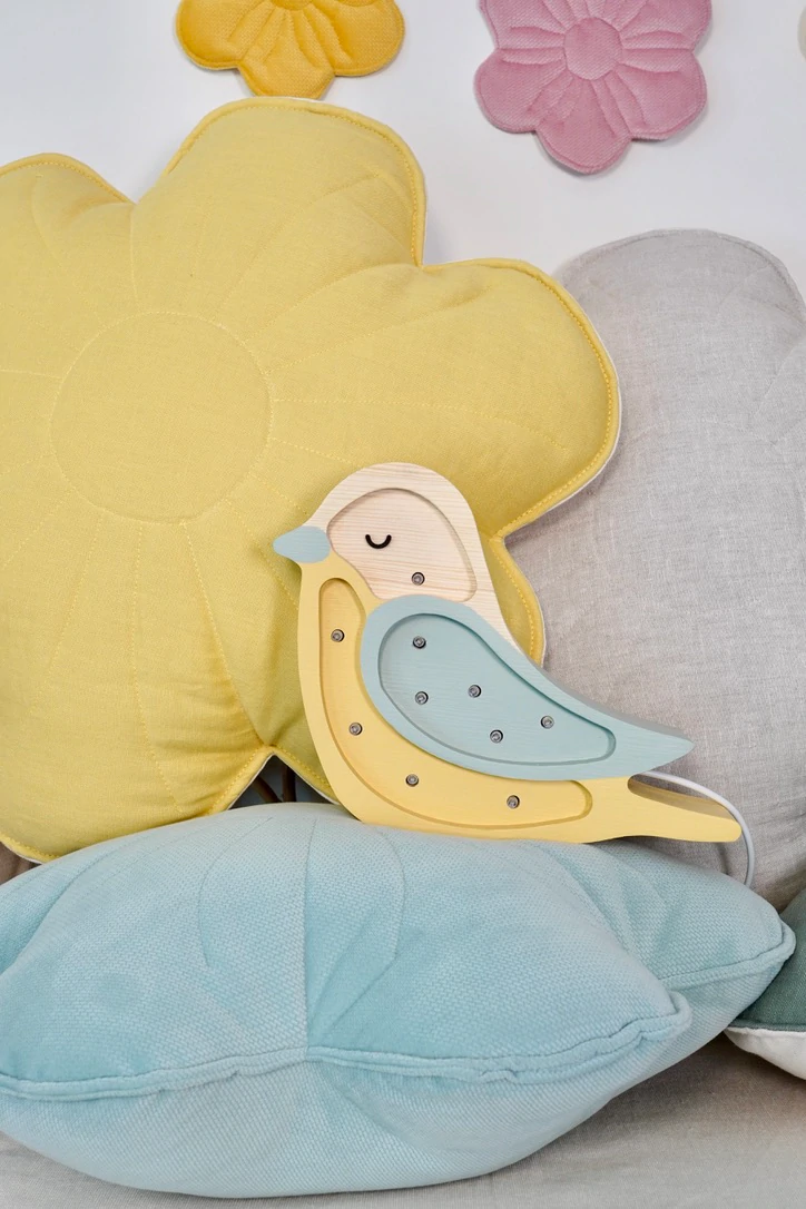 Moi Mili, kudde i linne, Bloom Sunflower - Image 3