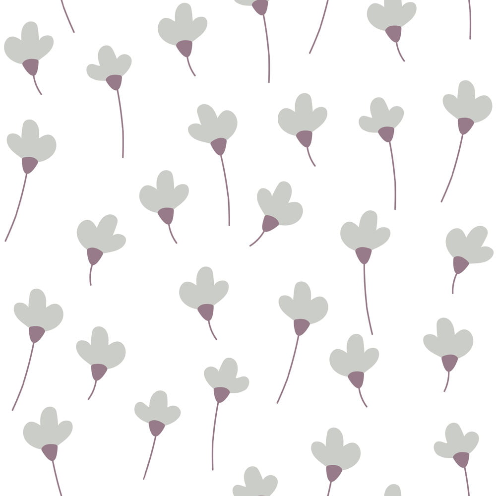 Dekornik, tapet Daisies On White