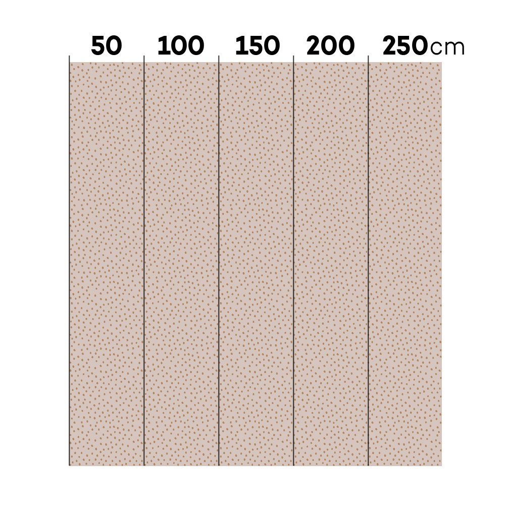 Dekornik, tapet Irregular Dots Powder Pink Cinnamon - Image 3
