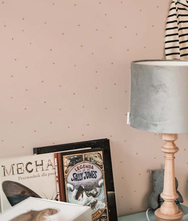 Dekornik, tapet Tiny Speckles Powder Pink