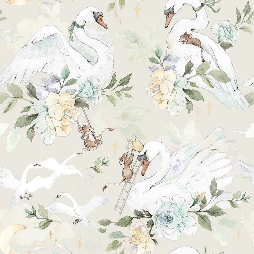 Dekorillo, tapet Friendship story beige