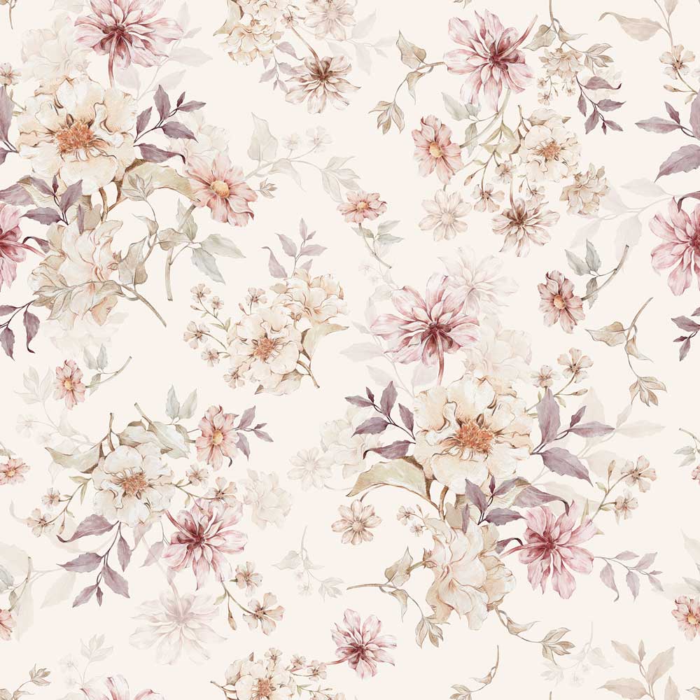 Dekornik, tapet Flowers with violet