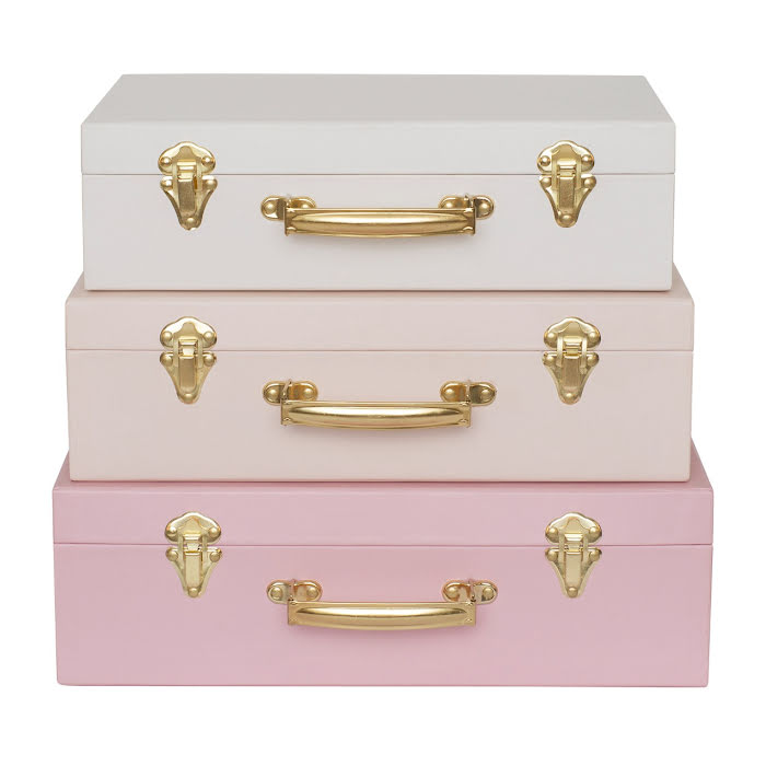 Jabadabado, Koffert rosa 3-pack