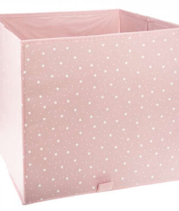 Förvaringskorg Rosa stjärnor