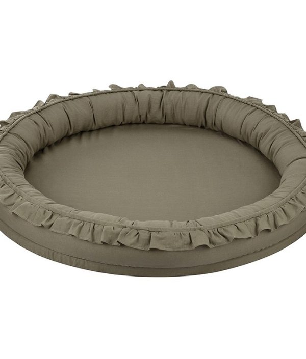 Cotton & Sweets olive junior nest i 100% linne