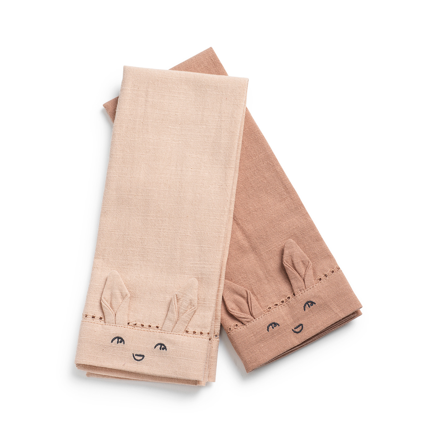 Elodie Details, tygservetter 2-pack, Powder Pink - Image 2