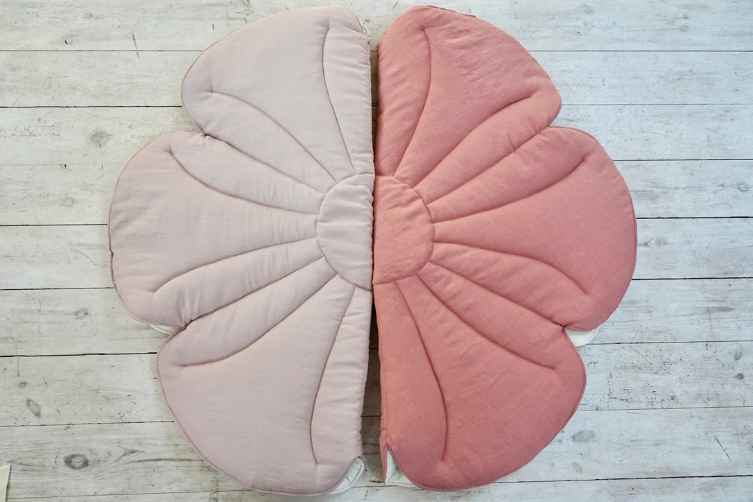Moi Mili, lekmatta i linne, Bloom Coral Pink - Image 4