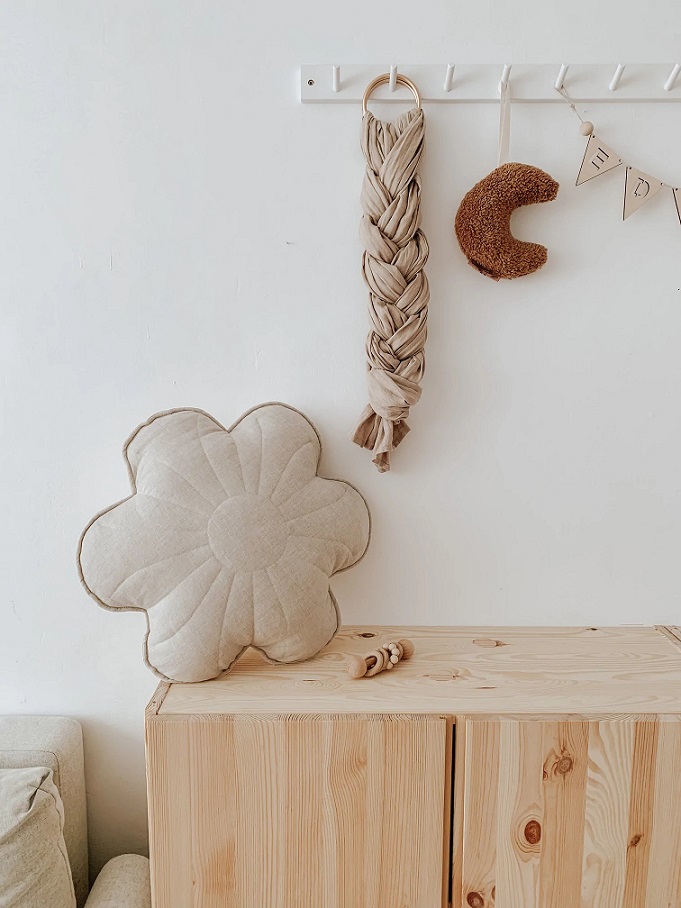 Moi Mili, kudde i linne, Bloom Sandy - Image 3