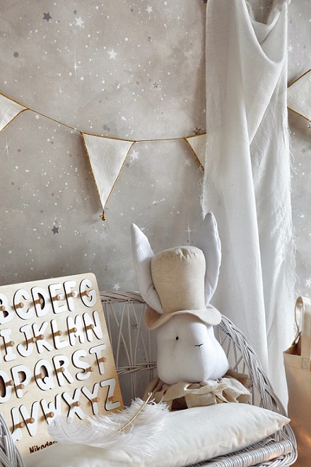 Dekorillo, tapet Cosmos sky beige - Image 3