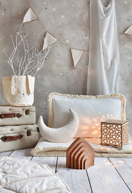 Dekorillo, tapet Cosmos sky beige - Image 2