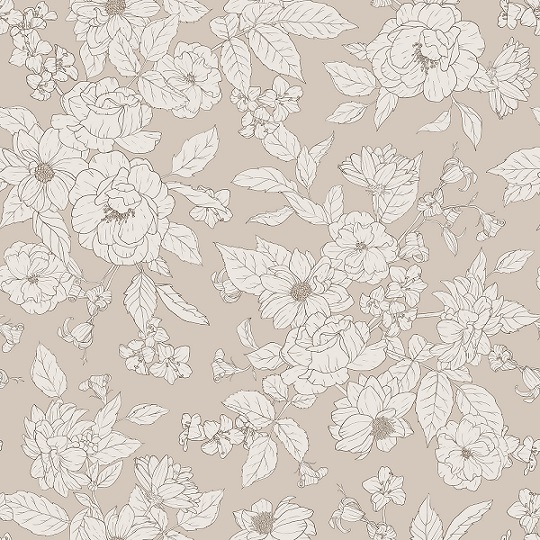 Dekorillo, tapet Retro garden beige - Image 2