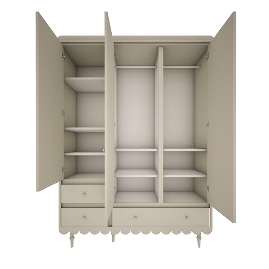 Woodluck, Garderob med 3 dörrar, Babushka - Image 2