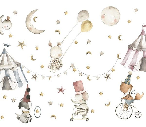 Babylove, väggklistermärke Cirkus