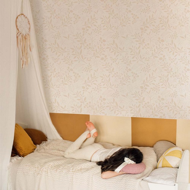 Dekornik, tapet Subtle Flowers Beige - Image 3