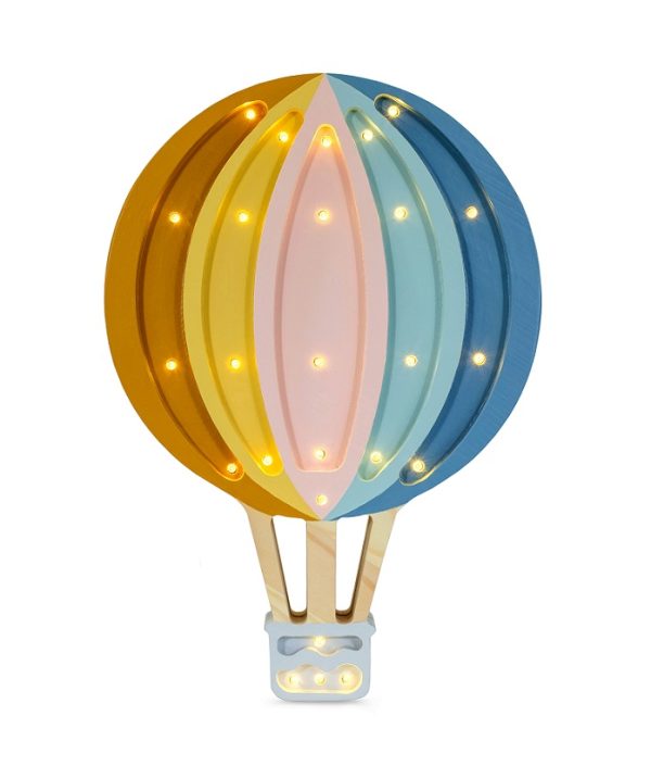 Little Lights, Nattlampa till barnrummet, Luftballong Retro rainbow