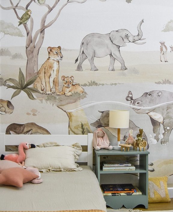 Dekorillo, mural Safari