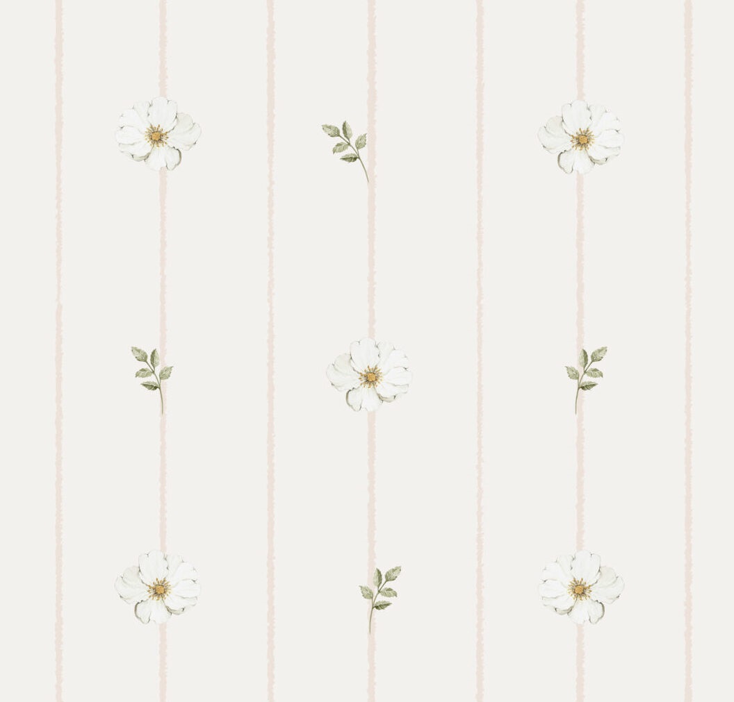 Dekorillo, tapet English garden pink