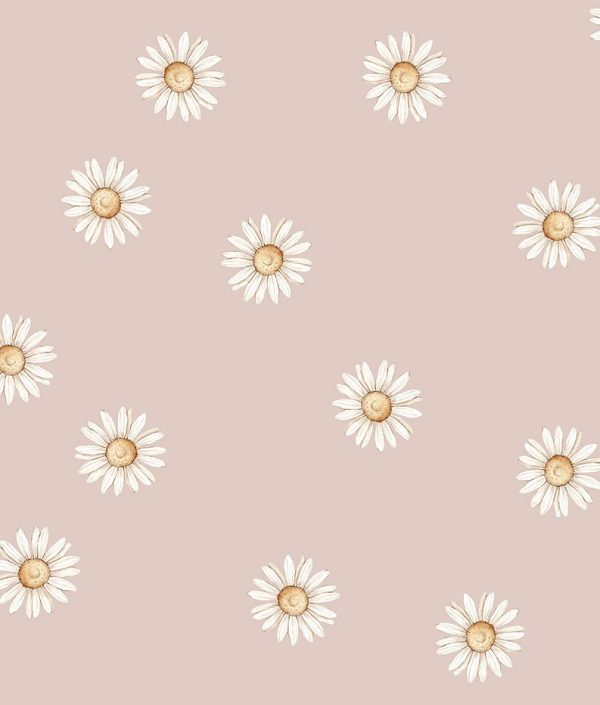 Dekorillo, tapet Little Daisy Pink