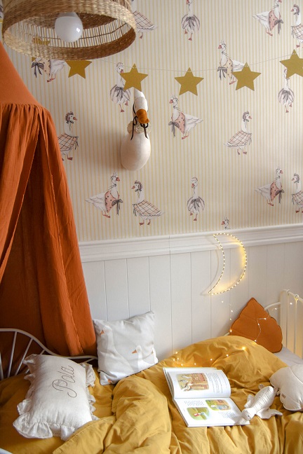 Dekorillo, tapet Retro goose yellow - Image 4