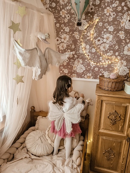 Dekorillo, tapet Boho flowers brown - Image 2