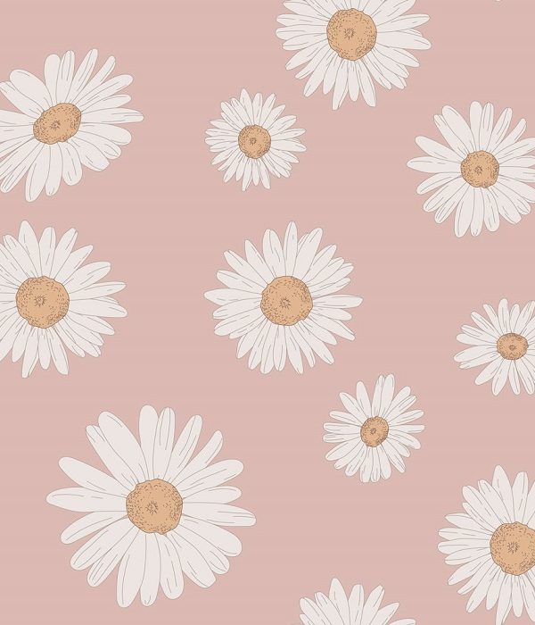 Dekornik, tapet Tuscan Daisies Pink
